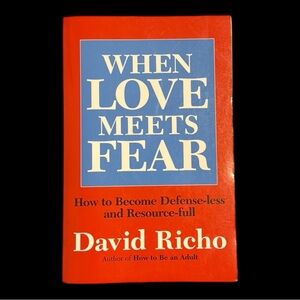 4/$20 | Softcover Novel | When Love Meets Fear • David Richo